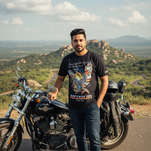 Chrome Eagle – Chopper Club Tee