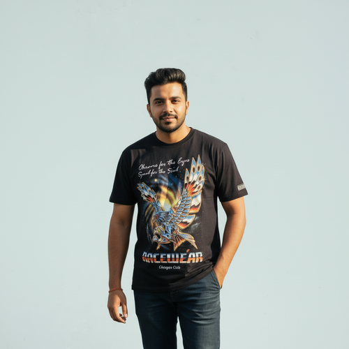 Chrome Eagle – Chopper Club Tee