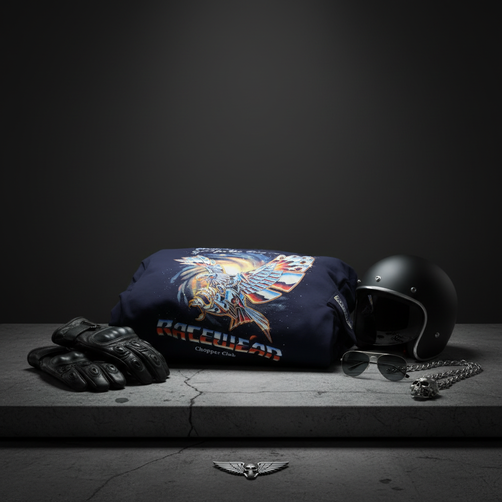 Chrome Eagle – Chopper Club Tee